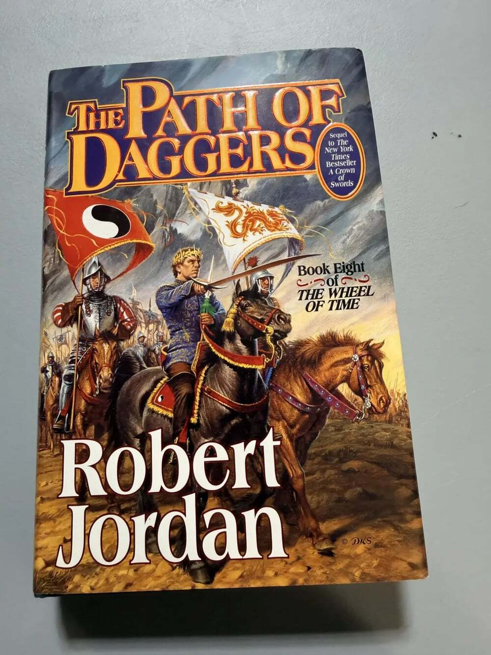 Robert Jordan The Path of Daggers Book Eight Wheel of Time Hardcover 9780312857